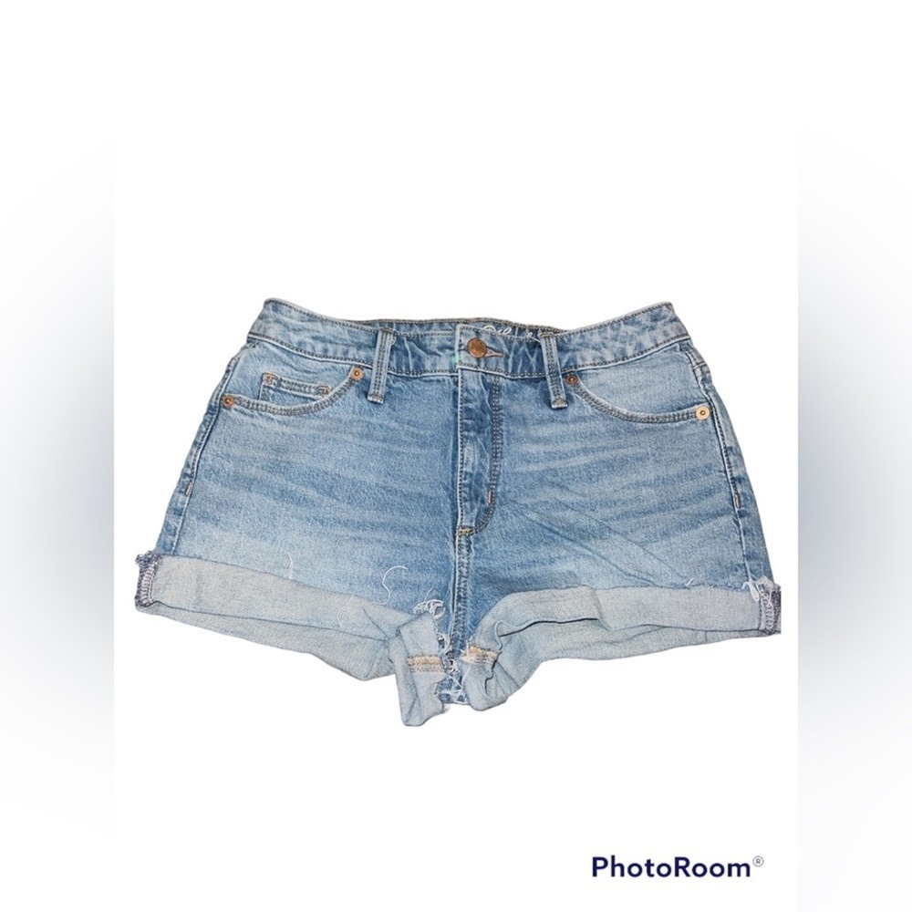 Universal Thread Womens High Rise Shortie Denim Shorts Light Wash Size 4 27R
